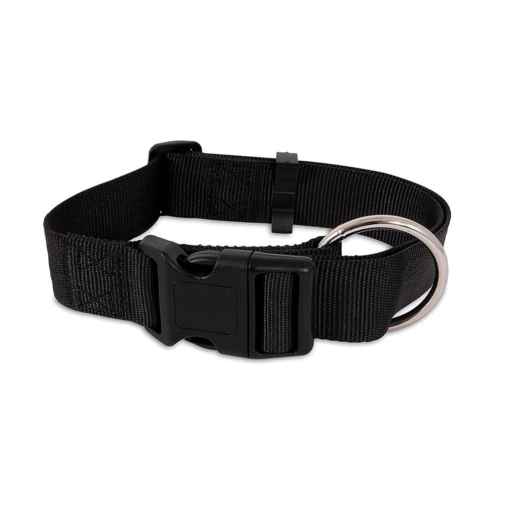 PETMATE COLLAR NEGRO AJUSTABLE MEDIUM